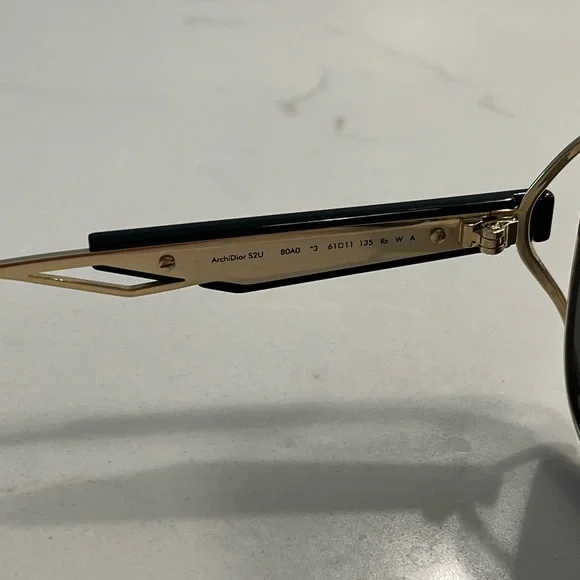 Archi Dior Gold Sunglasses